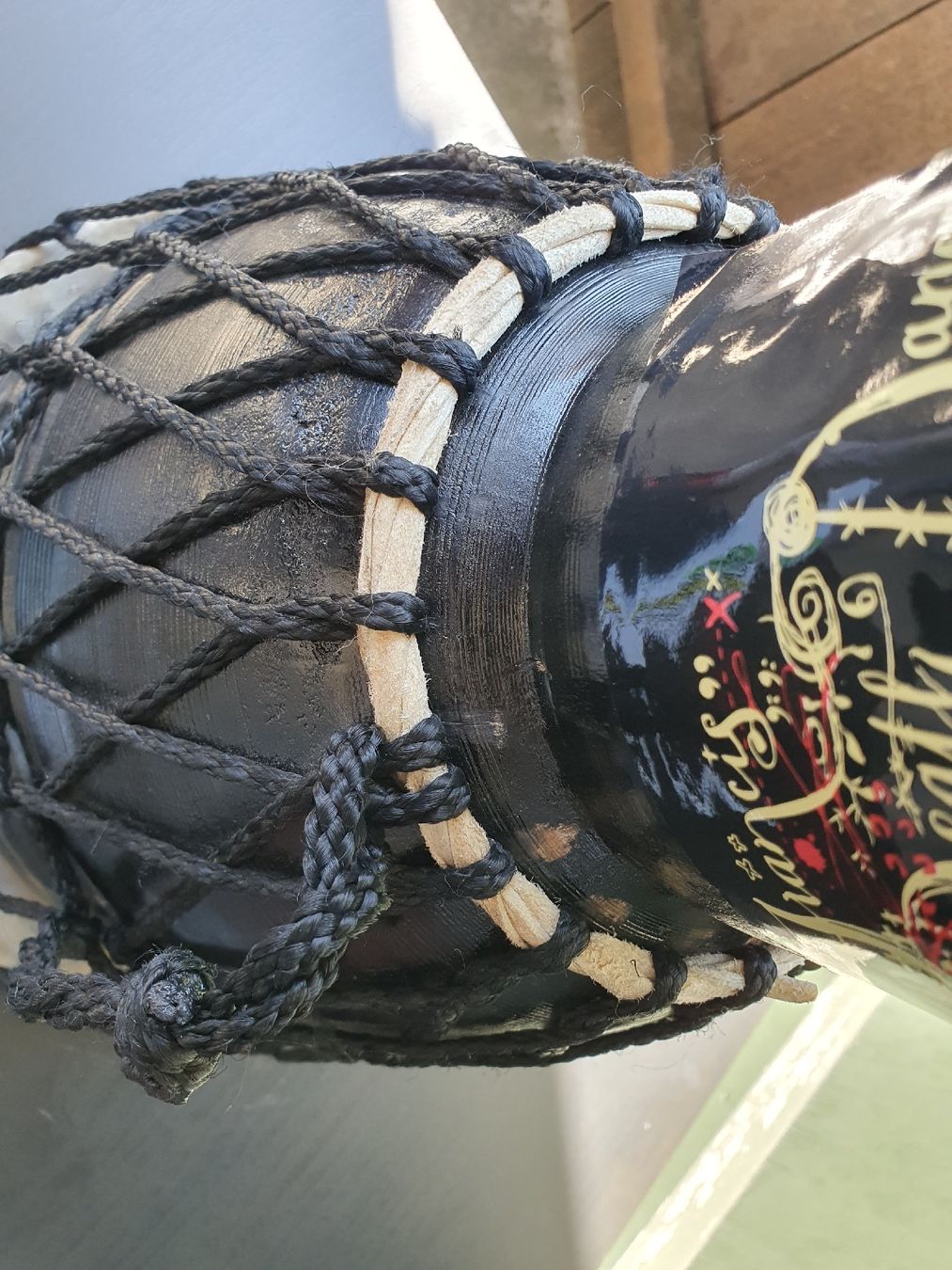 Strumenti musicali: Handgemachte Djembe Trommel mit Sound - Defekt – Difettoso da Aathal-Seegräben venduto da Ru.Fi 5
