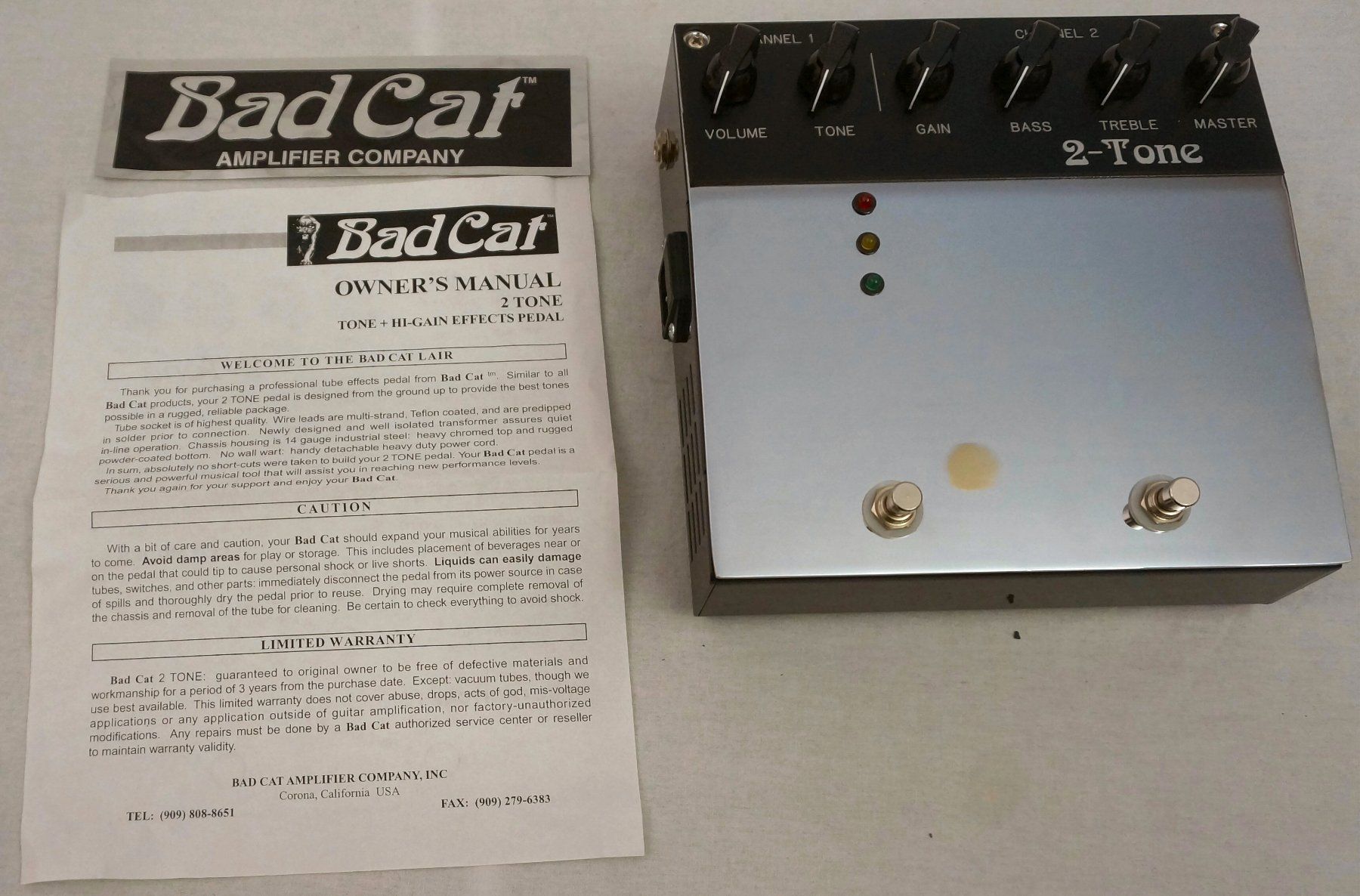 Strumenti musicali: VINTAGE STUFF Bad Cat Amplifiers 2-Tone FX Pedal – Usato da Zofingen venduto da Rodeln