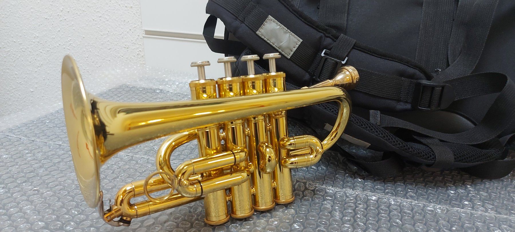 Strumenti musicali: Inderbinen Piccolo Trompete Hoch-Bb/A- 4-Piston-Ventile – Usato da Glattbrugg venduto da Swissmusik 4