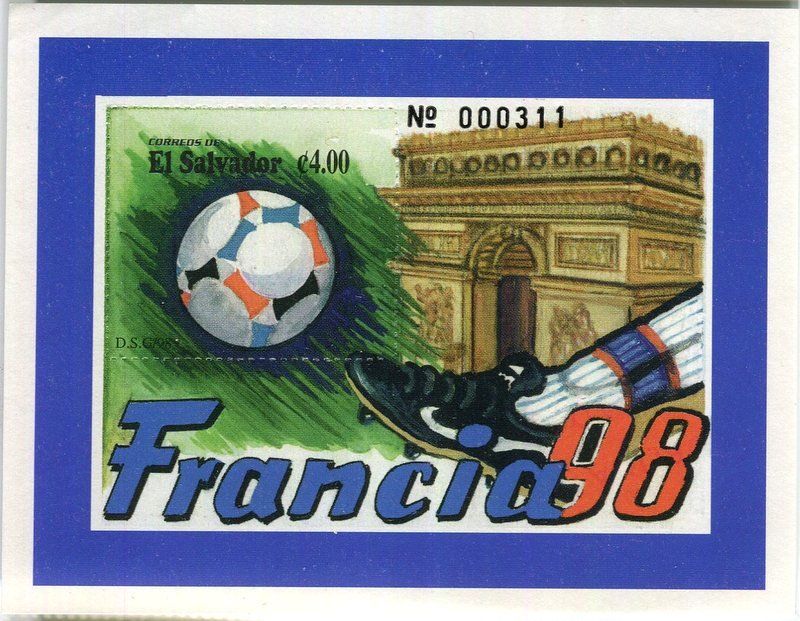 Tutti i francobolli: Block "Fussball". El Salvador. – Nuovo e nell'imballaggio originale da Basel venduto da Butsch5