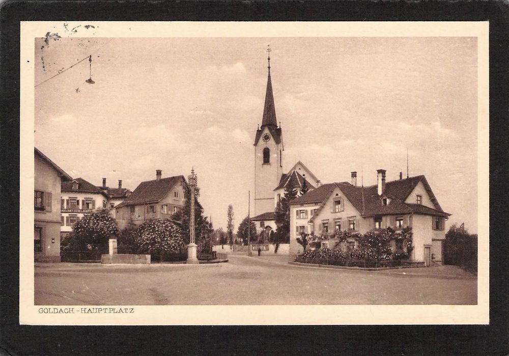 Goldach SG , Hauptplatz , gel. 1924 (Gebraucht) in Reichenburg für CHF ...