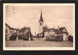 Goldach SG , Hauptplatz , gel. 1924