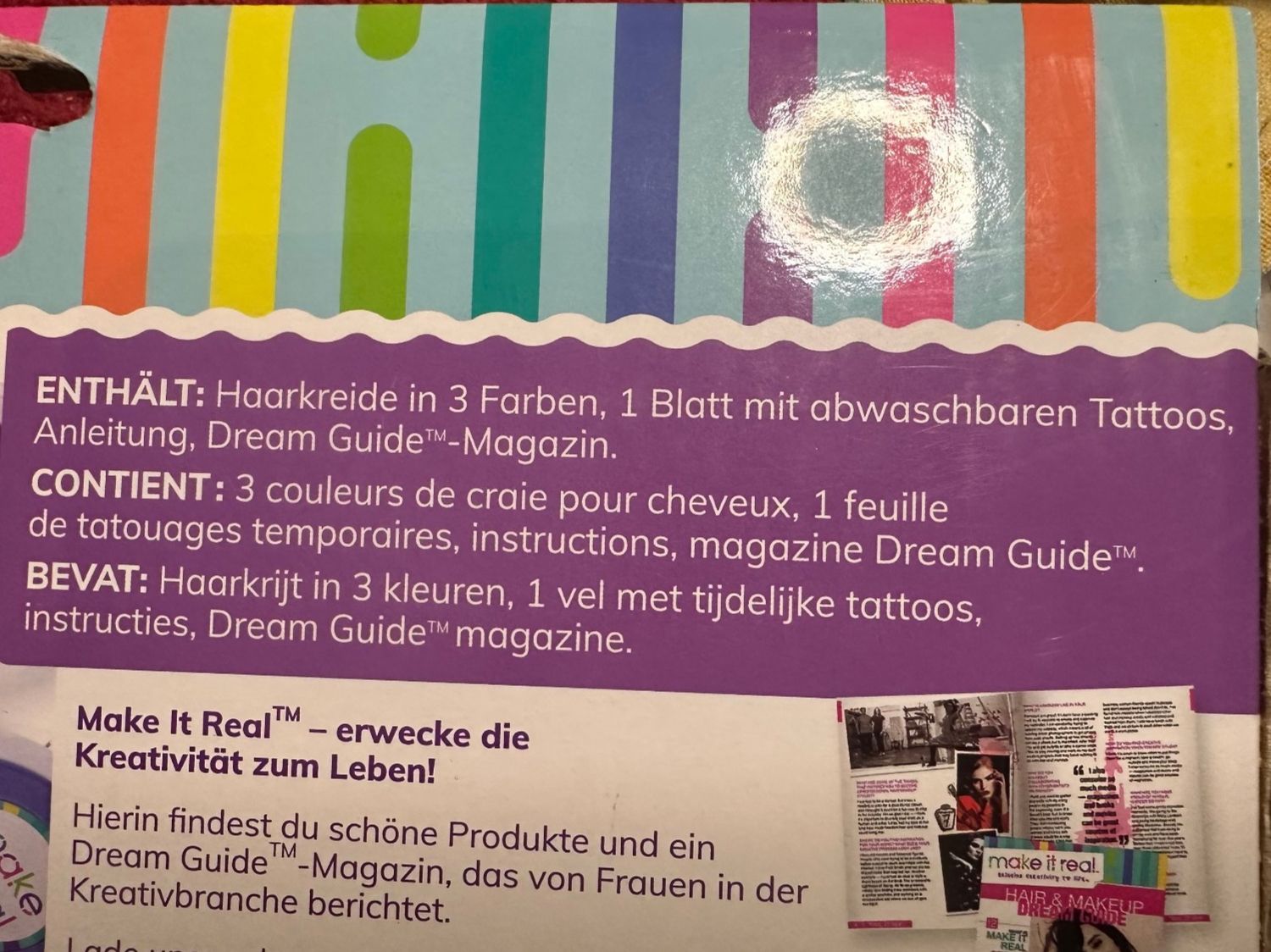 Accessori per capelli: Make it Real - Bunter Haarschmuck & Tattoo Set – Nuovo (secondo la descrizione) da Nesselnbach venduto da sir.lanzelot 3
