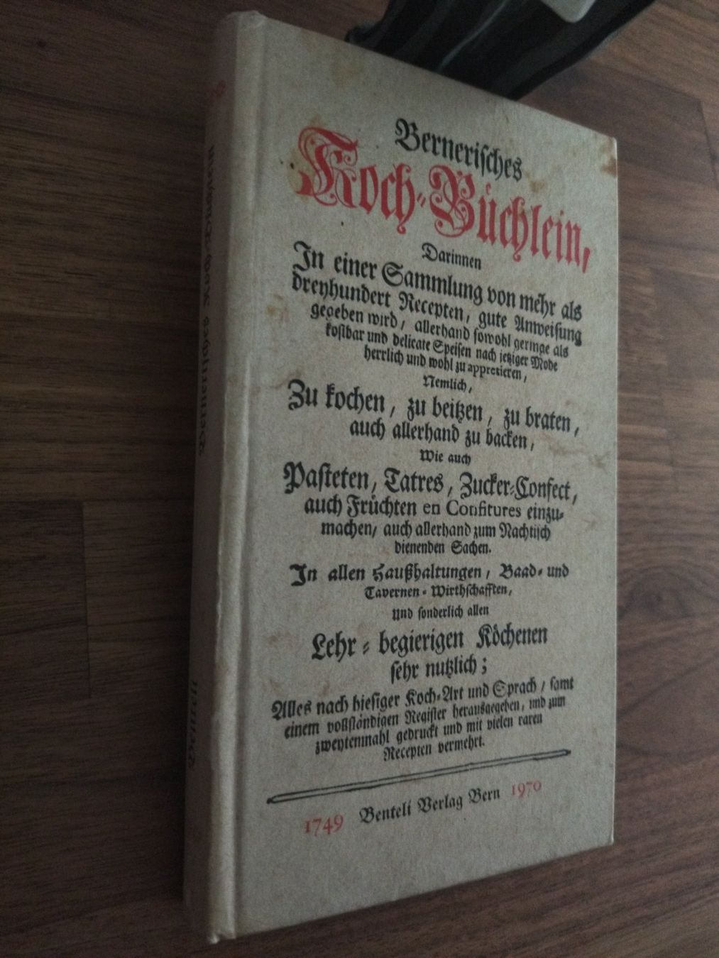 Libri: Kochbuch antik Nachdruck Bern – Usato da Felben-Wellhausen venduto da bananajoe8474 1