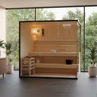 20342 - Traditionelle Sauna Saunakabine ZÜRICH XL 8 kW Ofen