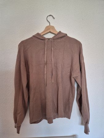 Strickpullover Vero Moda mit Kapuze braun Grösse M