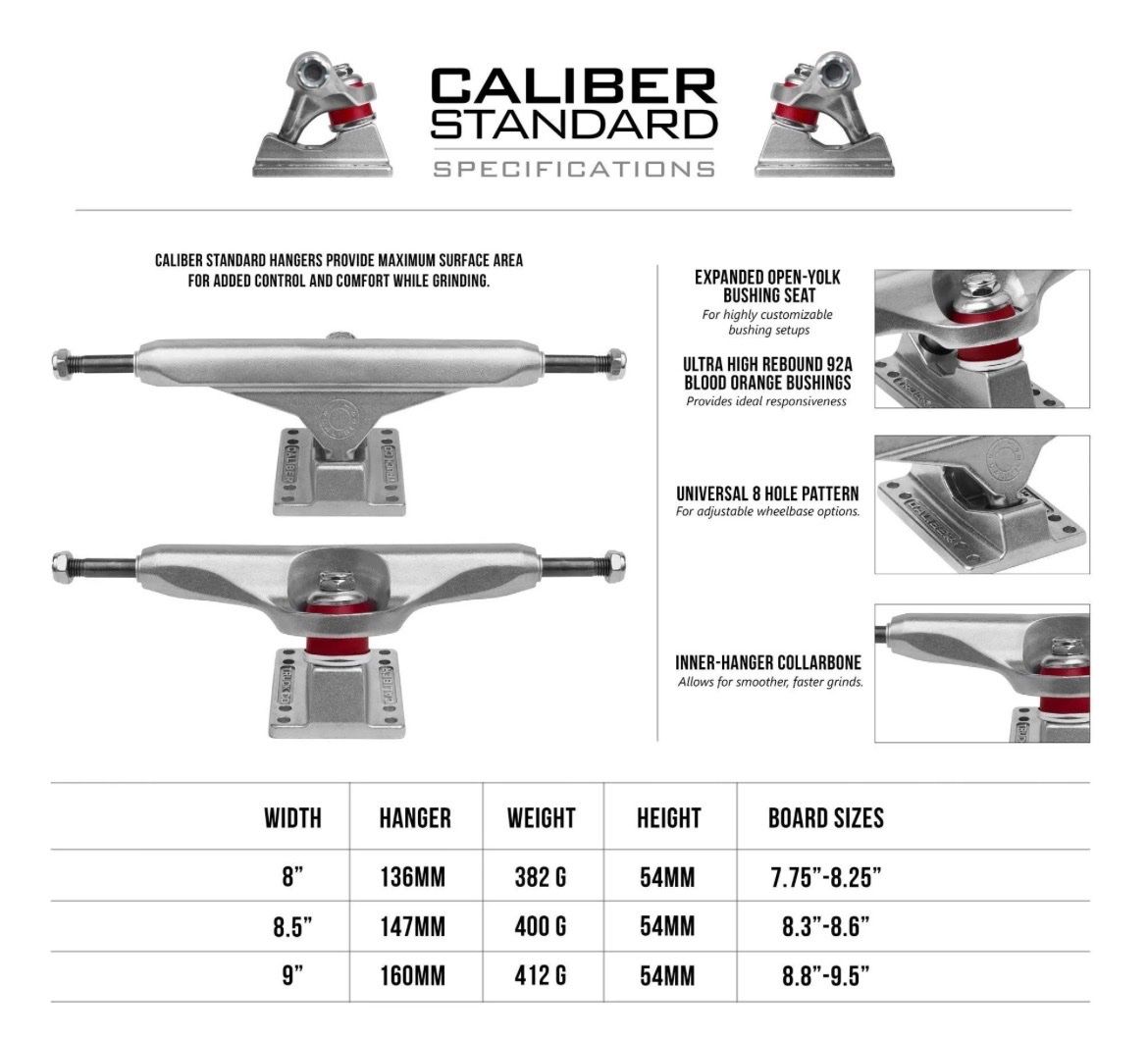Skateboards: Trucks Caliber Standard Raw 9" – D'occasion à Romanel-s-Lausanne par Maina5 6