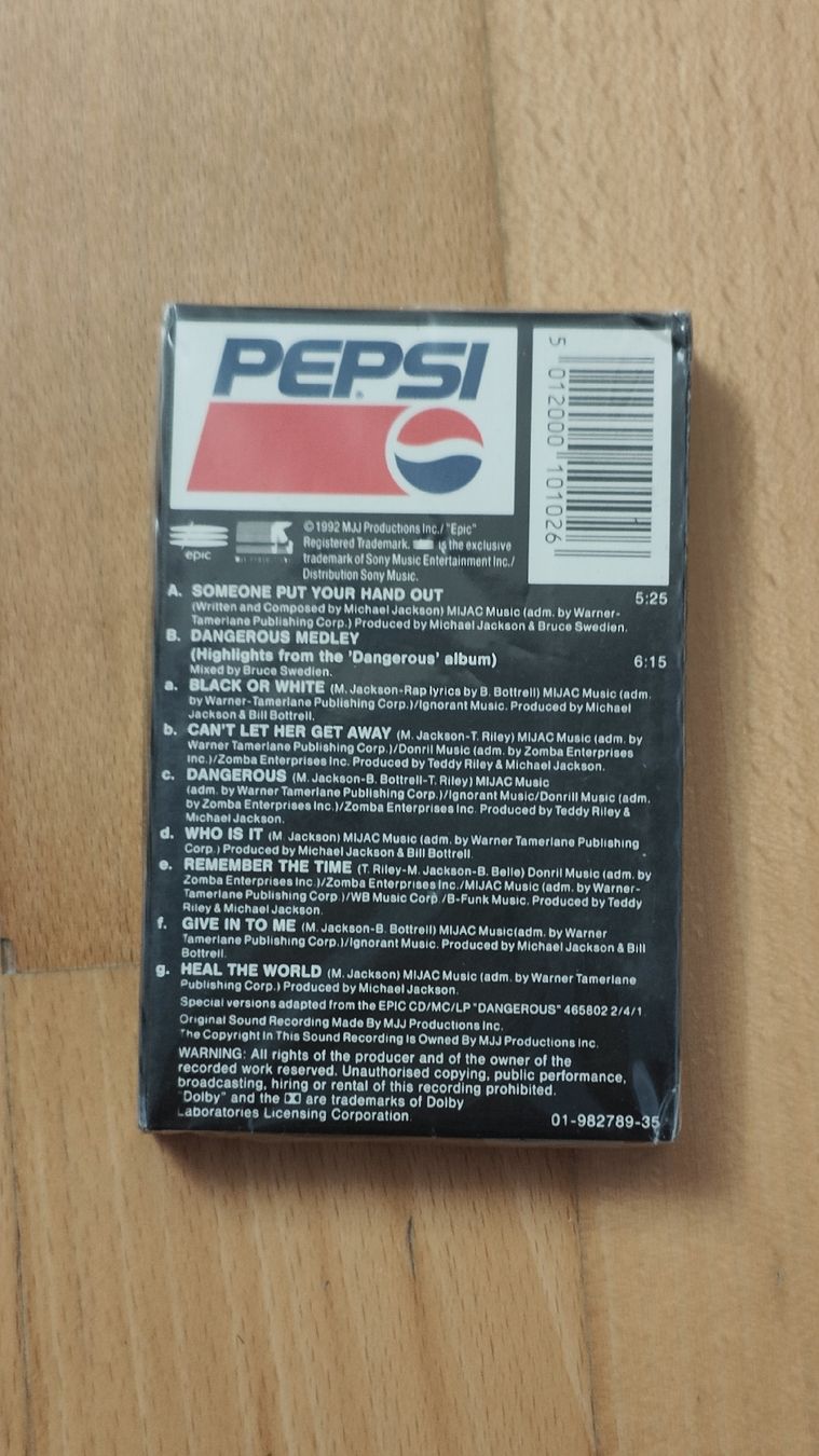 CD: Michael Jackson Pepsi "Someone Put Your Hand Out" OVP – Nuovo e nell'imballaggio originale da Bassersdorf venduto da zoooropa 1