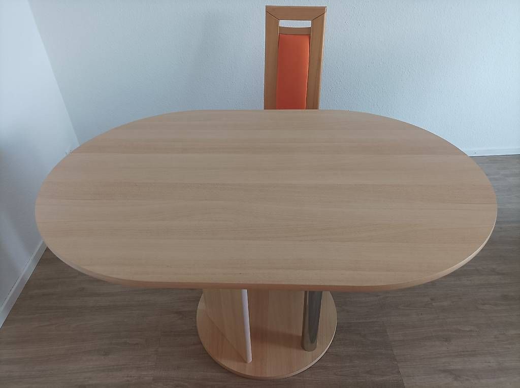 Tavoli: Esstisch oval Holz/Metall – Usato da Gränichen venduto da lin_9w79 1