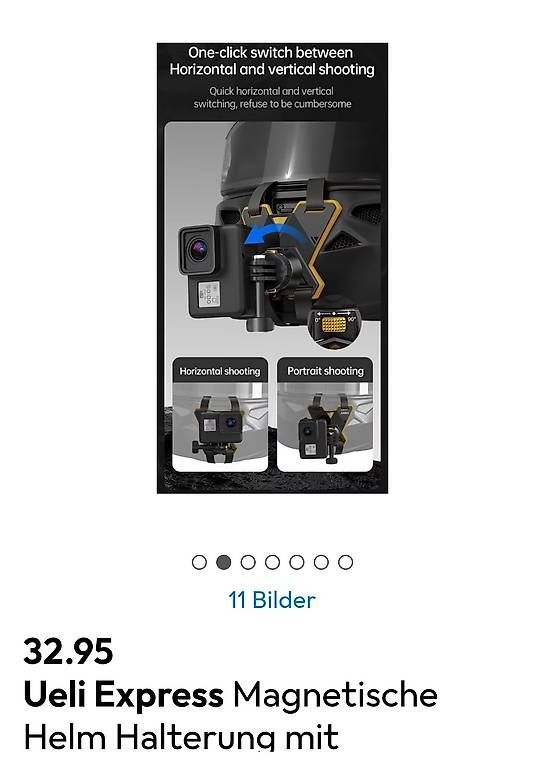Trépieds & Accessoires: GoPro Motorradhelm-Halterung – D'occasion à St. Gallen par mar_bx6m 3