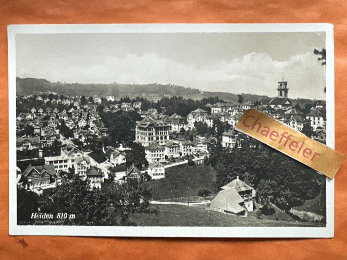Ansichtskarten: Alte Ansichtskarte: Heiden - Top Zustand! – Gebraucht aus Zürich von Chaeffeler
