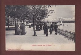 ZÜRICH - Utoquai - Leute - 1906