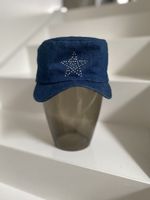 Fiona Bennett Jeans Cap mit Stern aus Diamanten