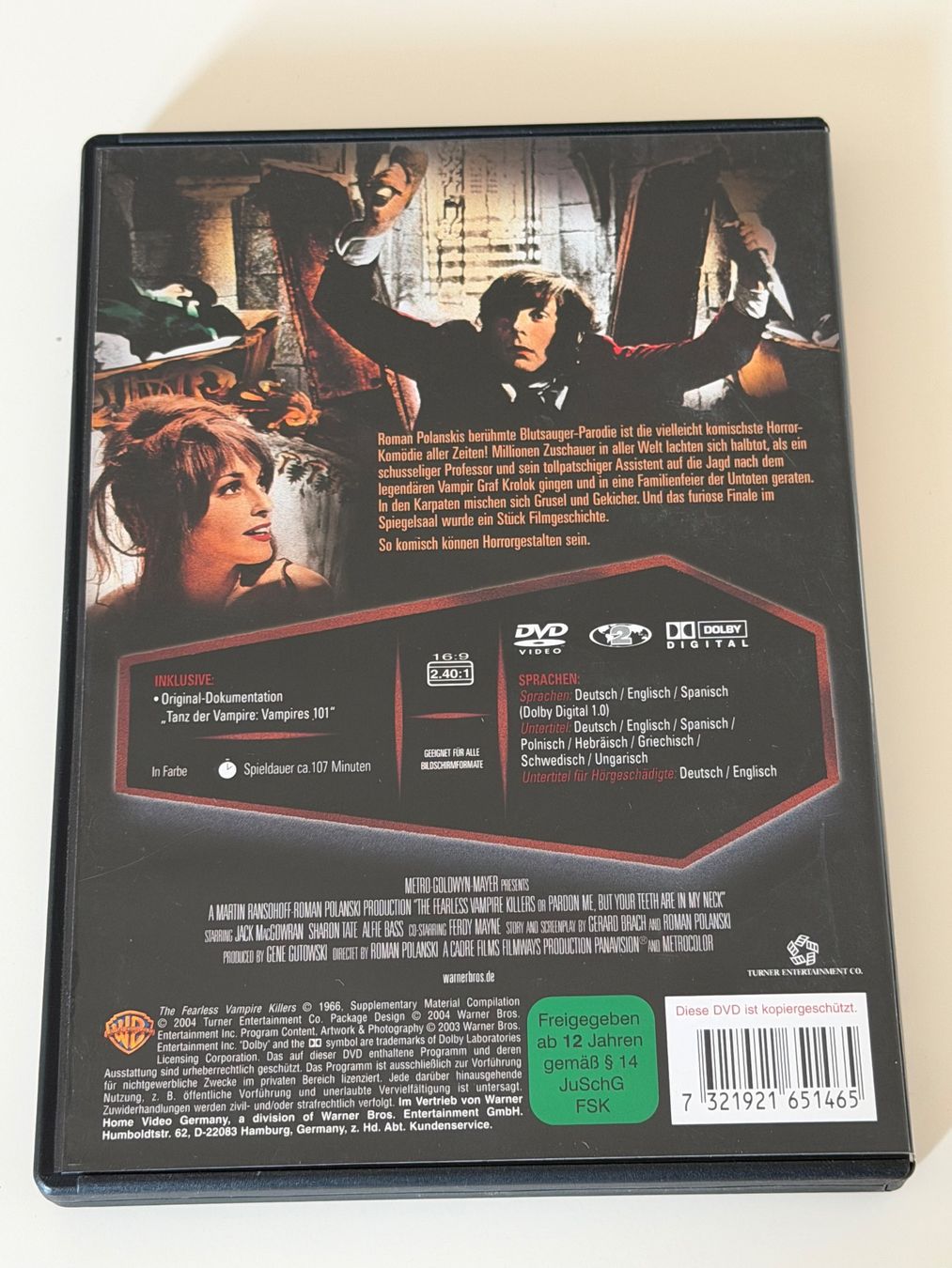 Tutti i DVDs: Tanz der Vampire DVD – Usato da Altstätten SG venduto da sheamus 1