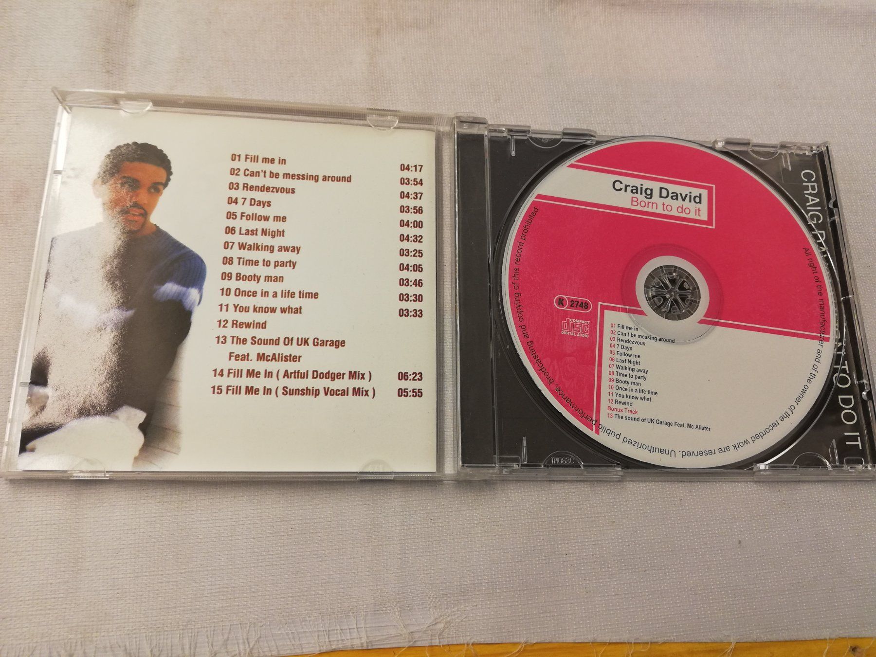 CD: CRAIG DAVID - BORN TO DO IT – Usato da Bern venduto da Vinylsound.ch 2