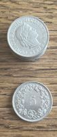 2'600 silberne 5 Rappen Münzen (ein Jahrhundert 1880 - 1980)