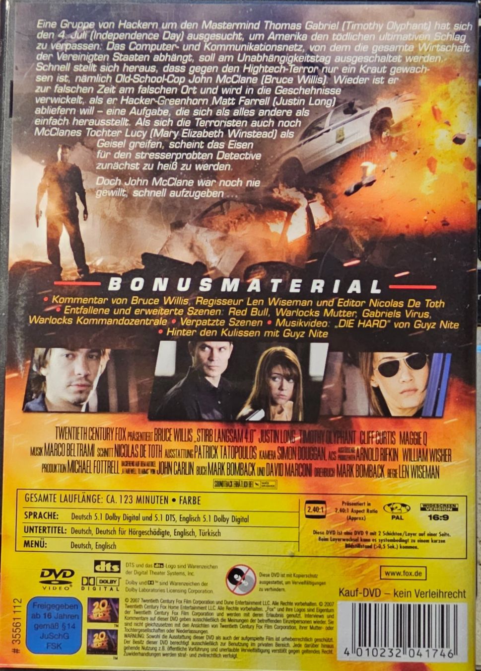 Tous les DVDs: Stirb langsam 4.0 – D'occasion à Wahlen b. Laufen par Cg10 1