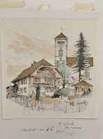 Schweizer Kunst - Jacques PERRENOUD (1929–2013) - Giffers/FR