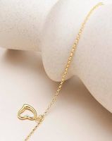 Charm Rund Belcher Armband 9k(375)
