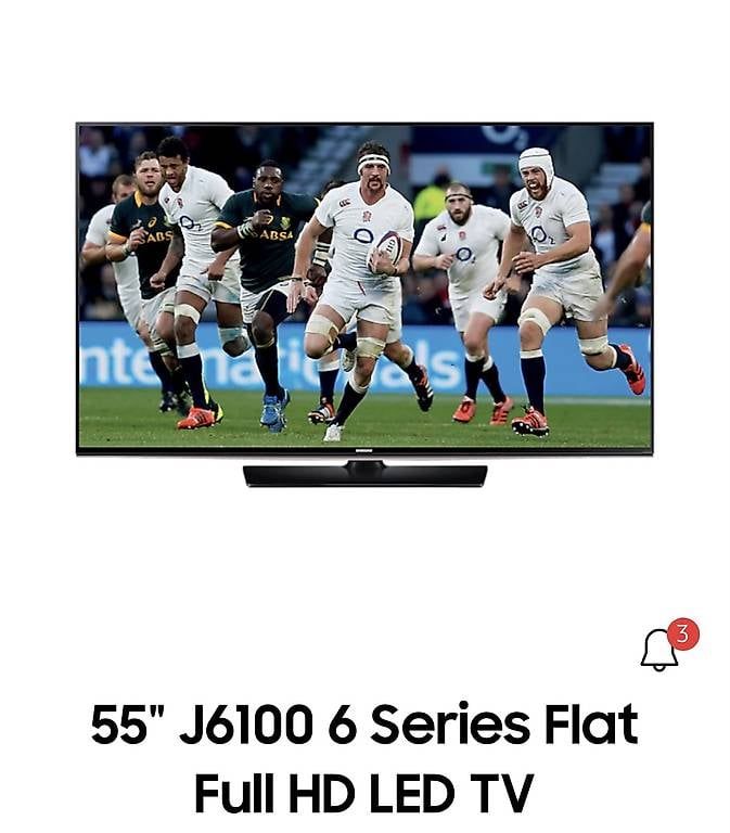 Samsung Televisori: TV Samsung 55' UE55J6100 Full HD – Usato da Ecublens venduto da ian_w5vr