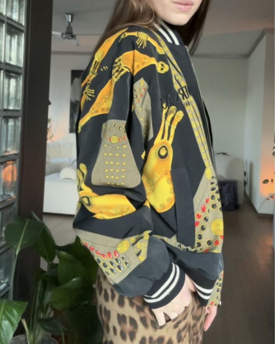 Versace Giacche: Versace seiden bomber – Usato da Zürich venduto da cestandrina 3