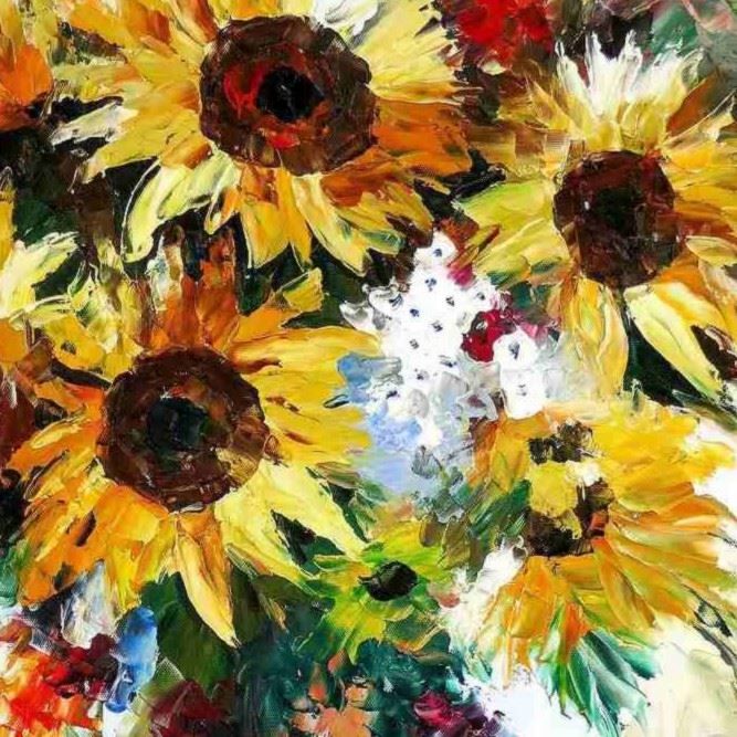 Riproduzioni & Creazioni: Abstract - The colorful flower vase – Nuovo (secondo la descrizione) da Larnaca venduto da KunstDepot24 5