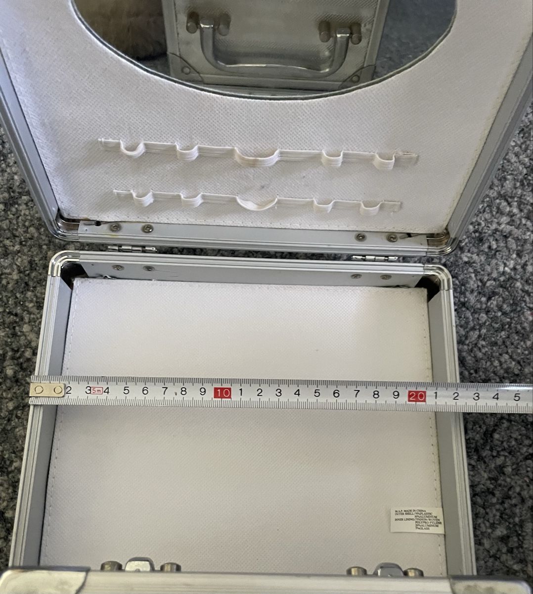 Valigie: 2 Kosmetikkoffer Silber mit Spiegel,, Top! – Usato da Au ZH venduto da Jaggy4 6