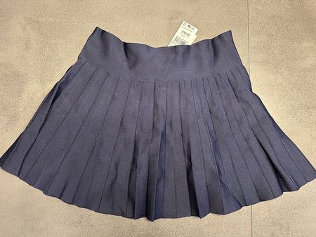 Faltenrock Navy blue Mango