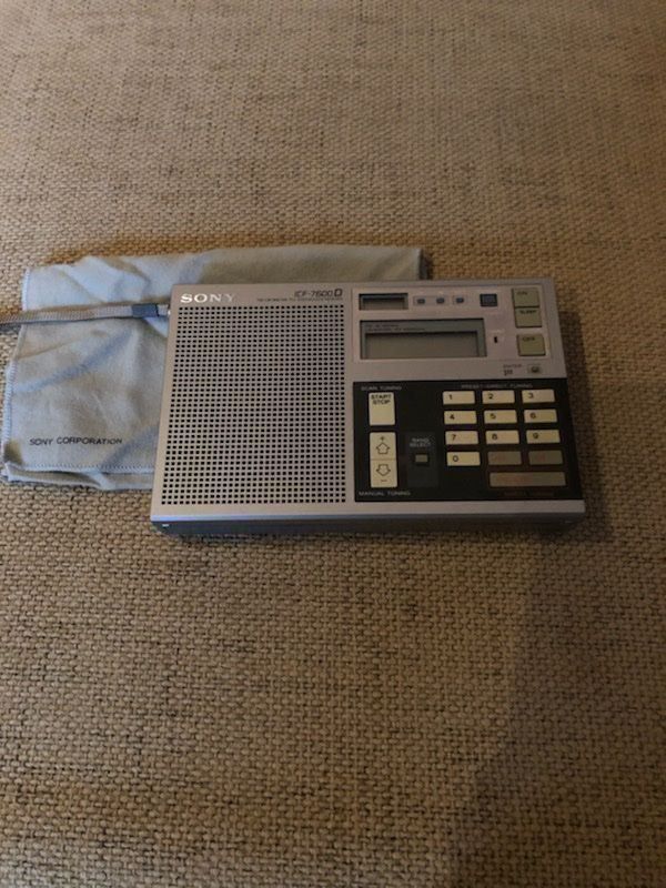 Sony Radio: Radio Sony  ICF 7600D Multiband AM FM – Usato da thonex venduto da begochiqui