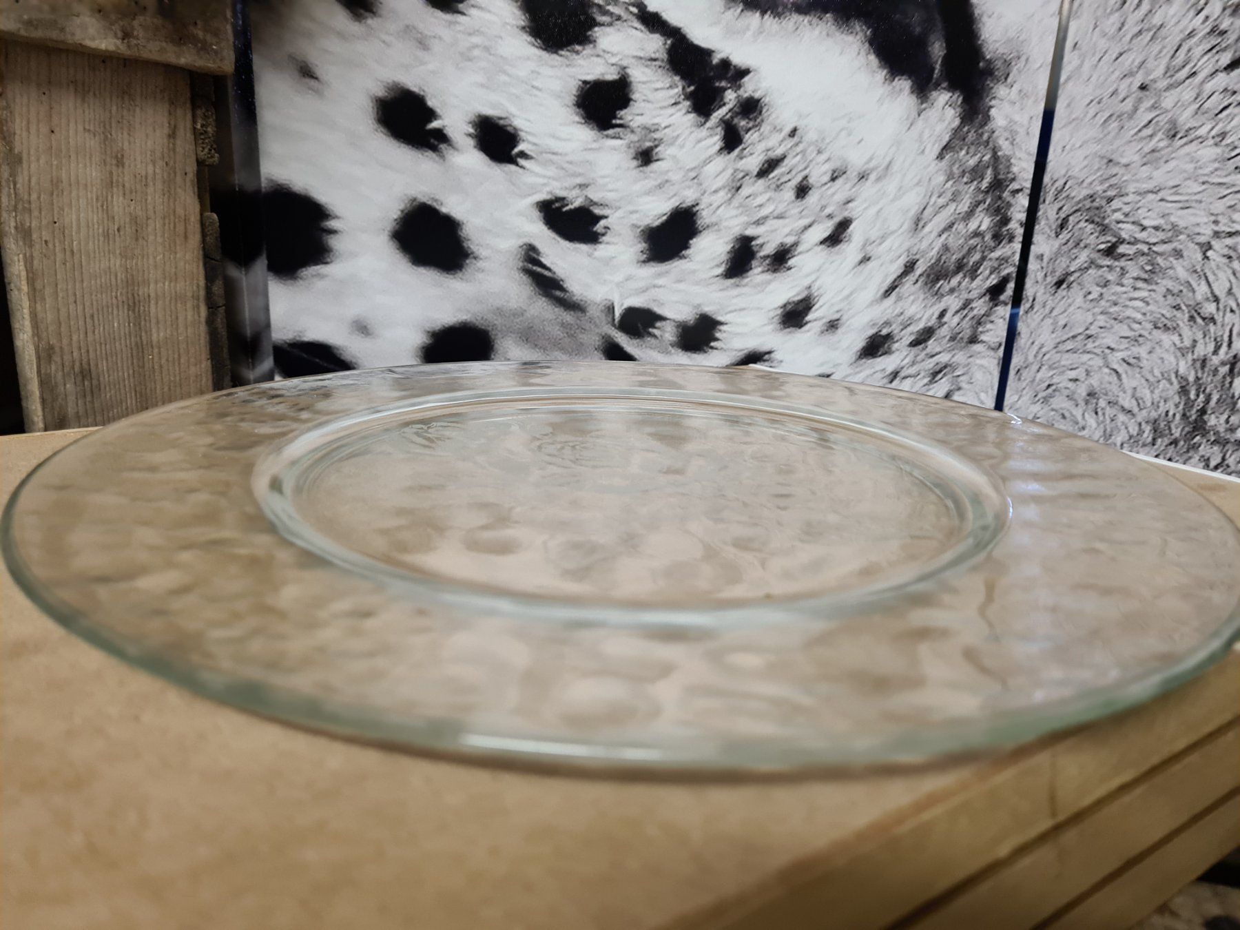Servierplatten: Große Glas Servierplatte/Tortenplatte 30.5 cm – Gebraucht aus Amriswil von kleindeko 2