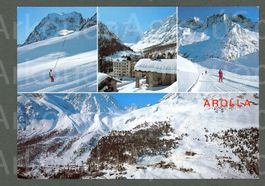 AK color Arolla VS Val d’Hérens,4- Bild mit Skiliften ≈1987