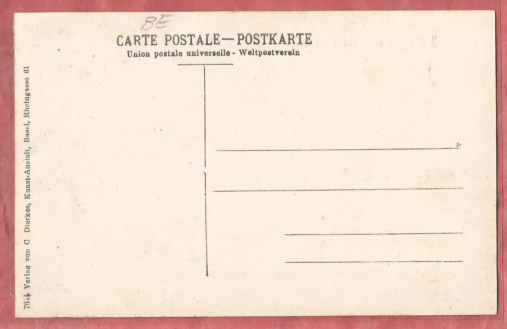 Ansichtskarten: Kleindietwil - ca. 1910 – Gebraucht aus Fislisbach von Porano 1