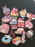 Lot d'autocollants Sanrio style nourriture, hello Kitty 