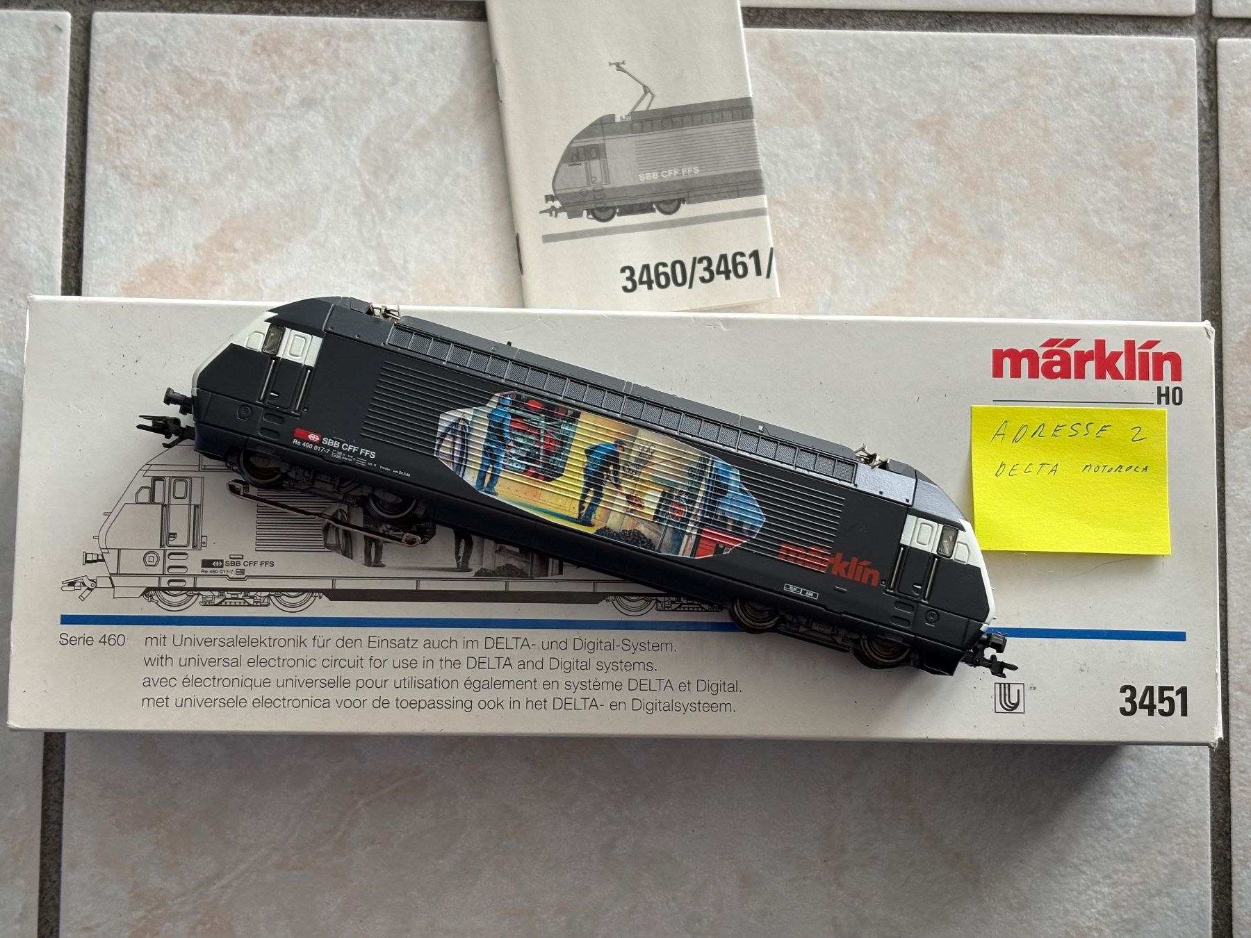 Märklin Modellini di ferrovie: Marklin 3451 Elok 460 SBB Delta – Nuovo (secondo la descrizione) da Hauterive NE venduto da eriamch 2