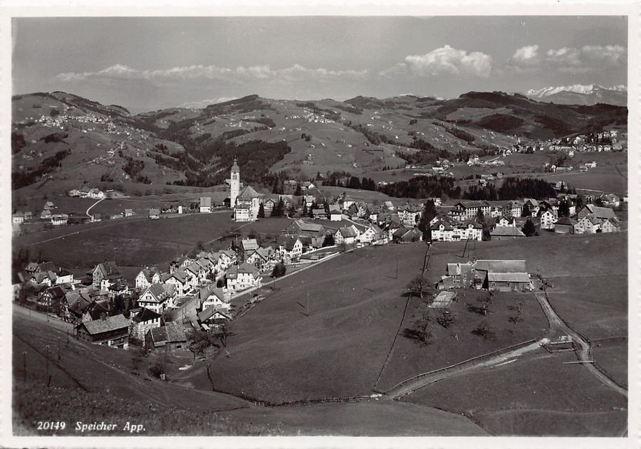 Cartoline postali: Speicher AR, geschätzt 1945 – Usato da Frauenfeld venduto da POML