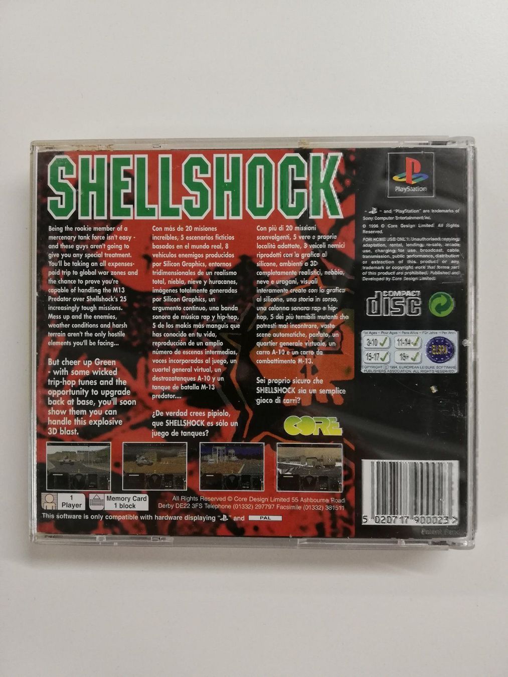 Sony Giochi: Shellshock / Sony Playstation 1 PSX /PS1 – Usato da St. Gallen venduto da zorro_dc 1