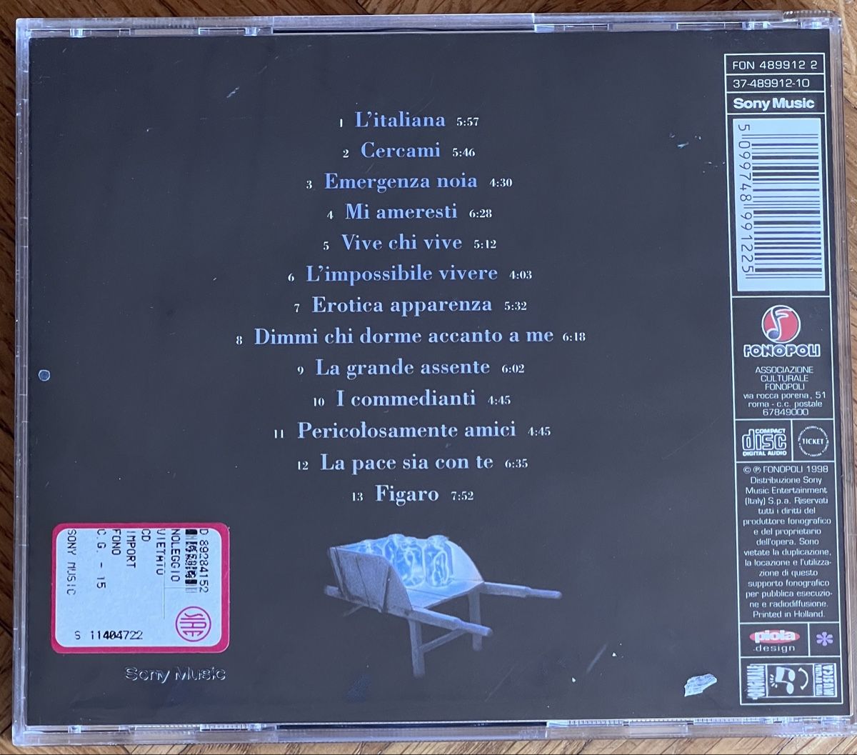 CDs: Renato Zero Amore dopo amore – Gebraucht aus Dino von ani_ypr9 2
