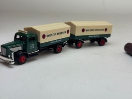AU- Büssing 8000 Pritschen Lastzug Holsten Pilsener