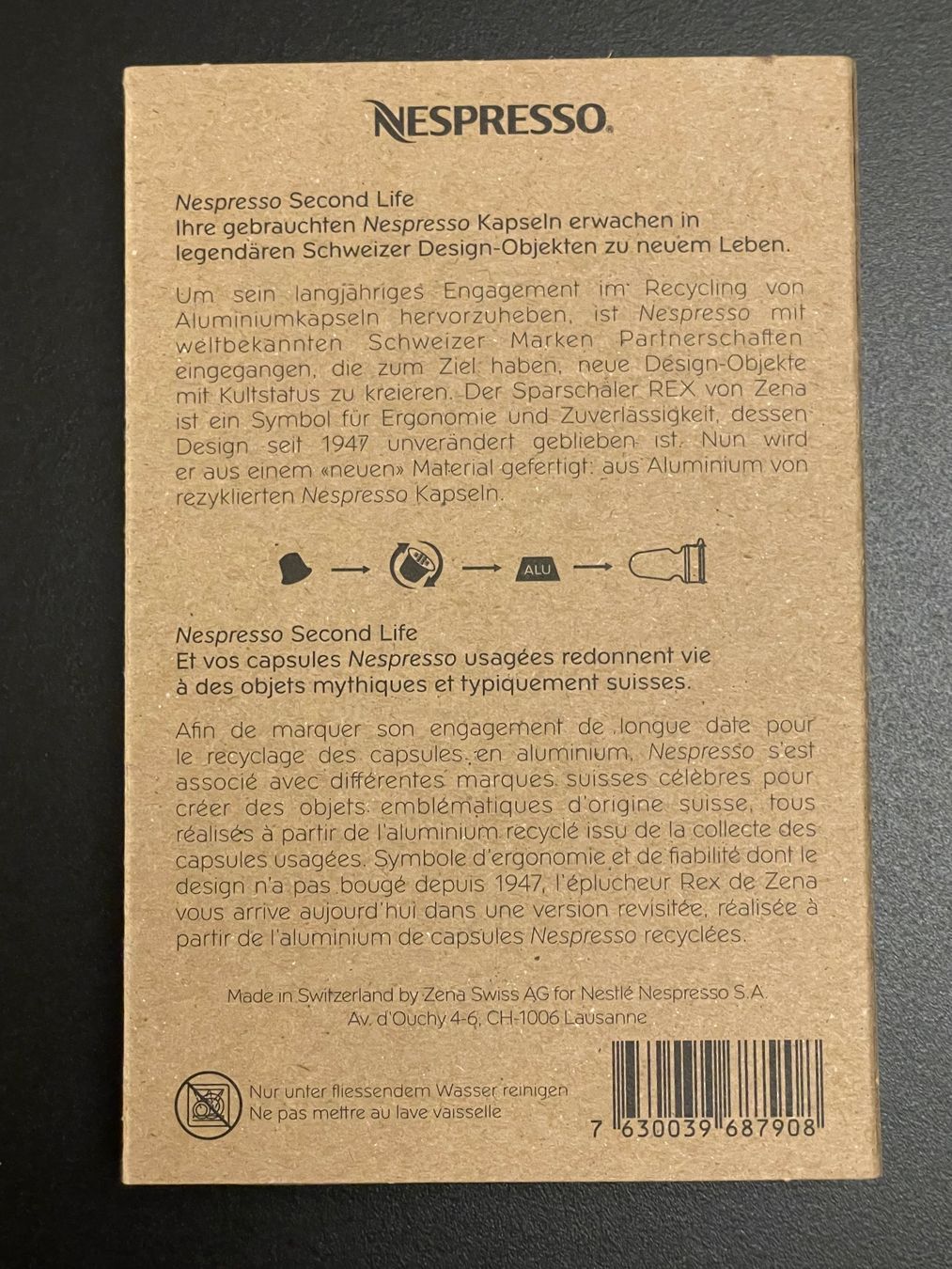 Coltelli da cucina: Zena Swiss Rex Nespresso Sparschäler / Eplucheur – Usato da Carouge GE venduto da skytree 4