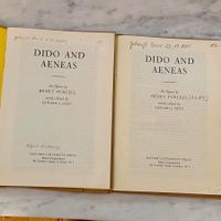 Dido and Aeneas Oper von Purcell Oxford University Press