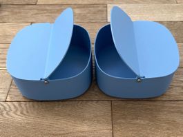 Paar Vintage Hay x Ikea Ypperlig Metalldosen