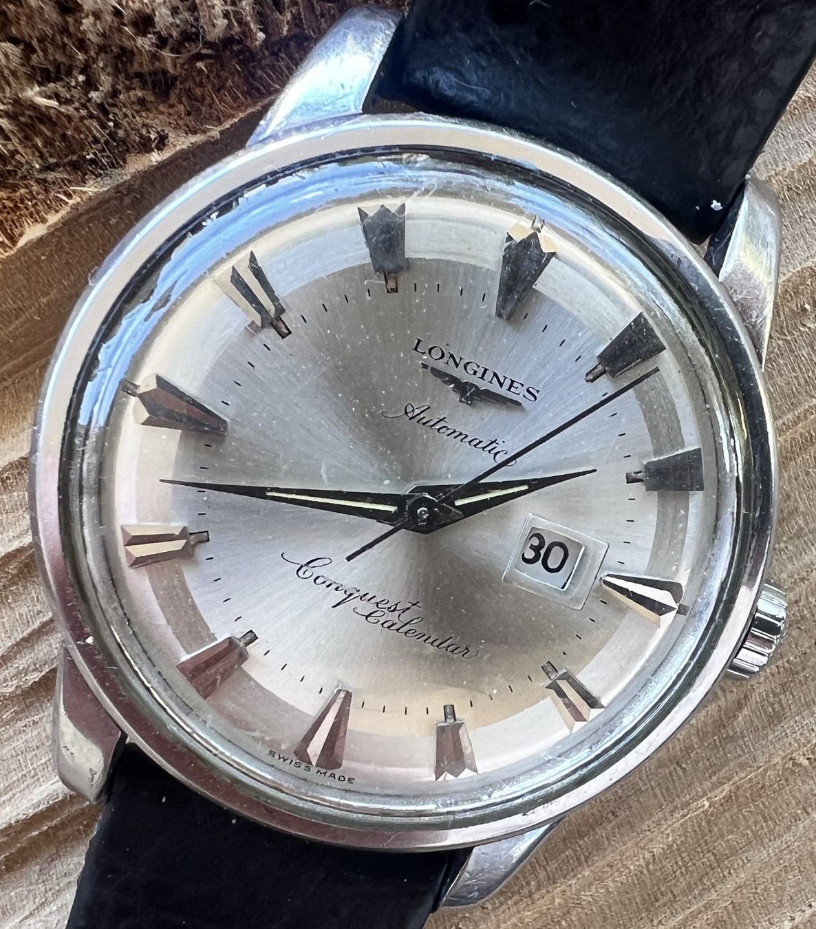 Longines Orologi: Longines Conquest Calendar Automatic1956 Pie-Pan – Usato da Pratteln venduto da bas_7gds 6