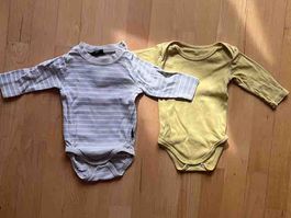 2 Baby Bodys Langarm Grösse 62