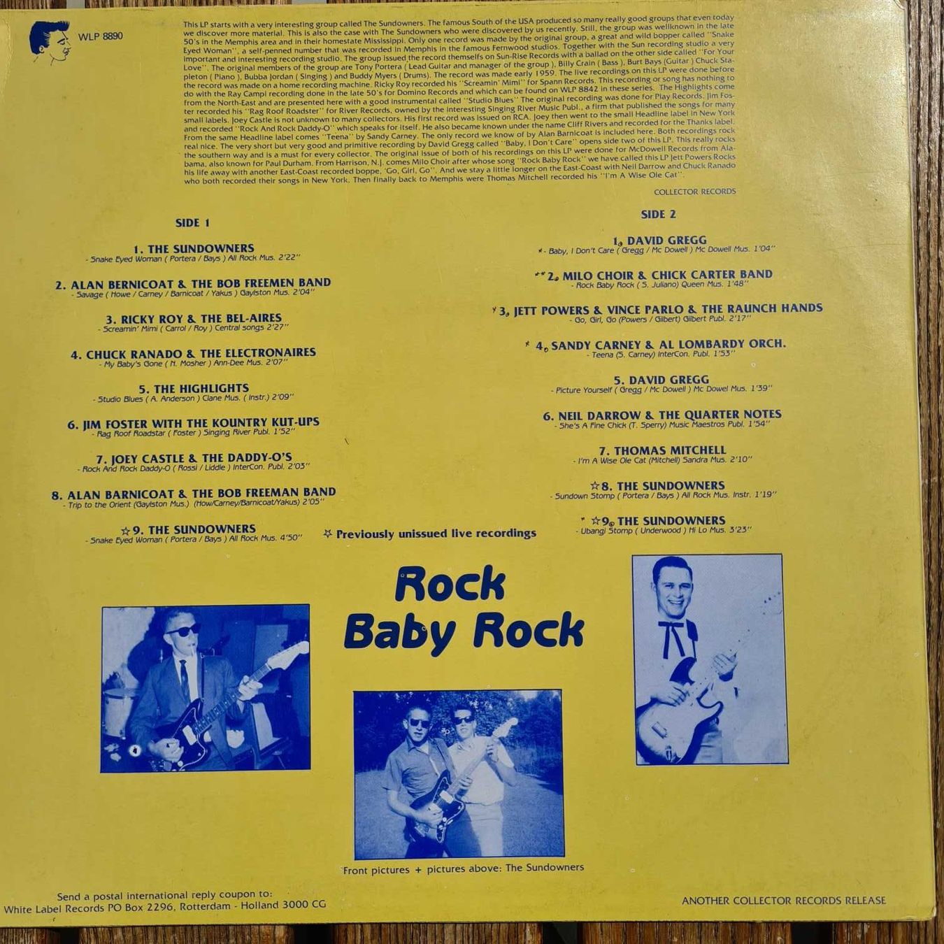 Dischi in vinile: LP - Rock Baby Rock - Sampler – Usato da Basel venduto da Solarbebop 1
