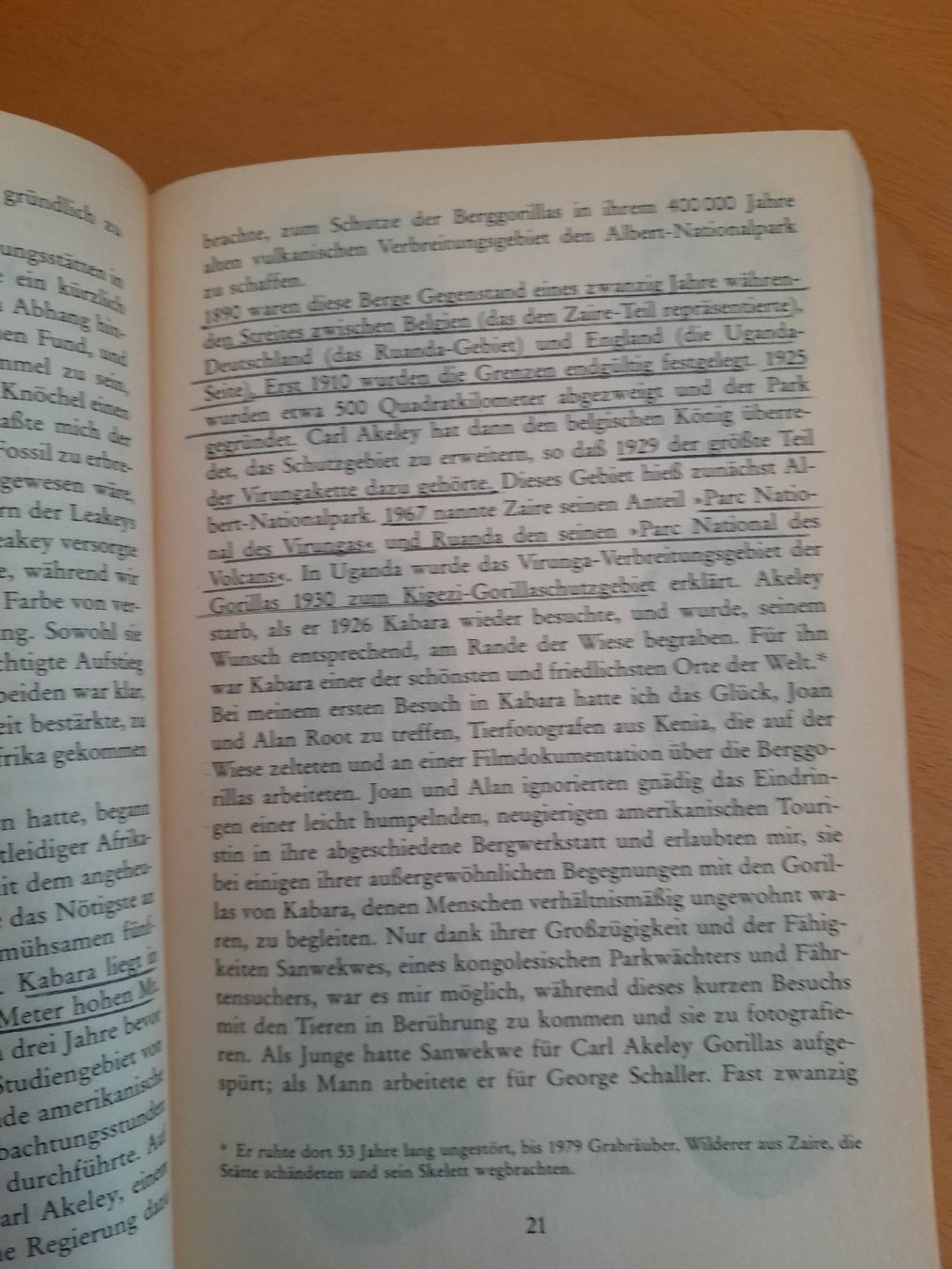 Libri: Buch Gorillas im Nebel – Usato da Oberglatt ZH venduto da juni02 1
