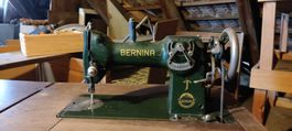 Bernina Nähmaschine, Vintage mit Schrank Fussantrieb