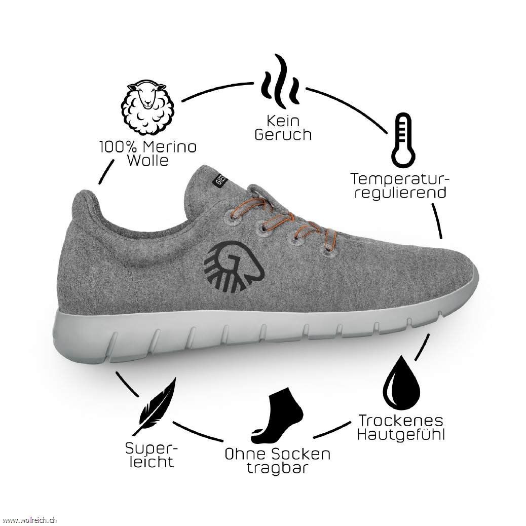 Scarpe da uomo: Giesswein Merino Runners Gr. 40 - neu – Nuovo (secondo la descrizione) da Thun venduto da Melpi2010 2