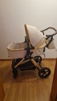 Kinderwagen Kombikinderwagen beige gold guter Zustand