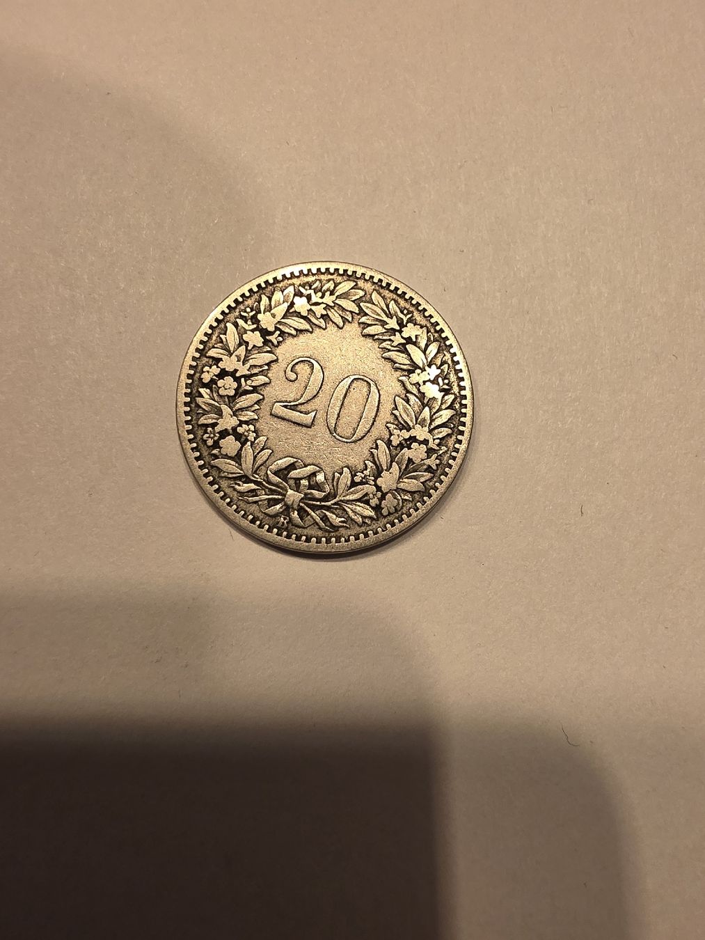 Tutti le monete: piece 20cts 1881 – Usato da Fribourg venduto da yan_z5fr 1