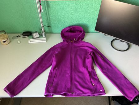 Salomon Fleece Jacke Lila Damen Gr. M